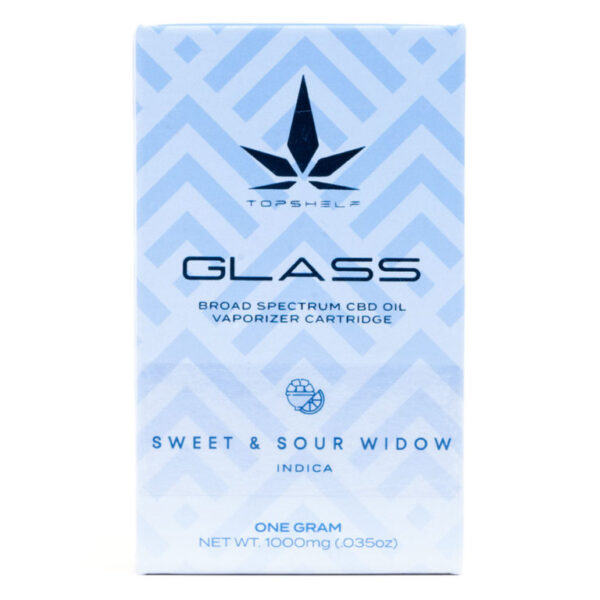 Sweet and Sour Widow CBD Glass Cartridge (Top Shelf)