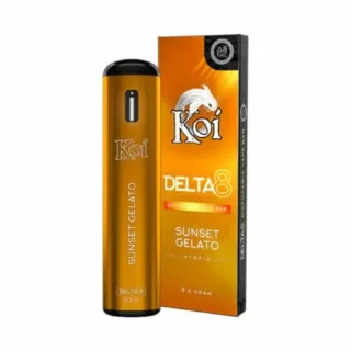 KOI DELTA-8 THC DISPOSABLE VAPE - SUNSET GELATO 430MG