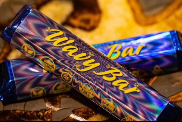 Wavy Bar Chocolate Mushrooms