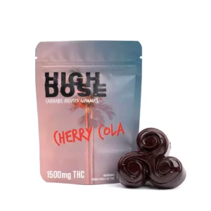 1500mg THC Gummies – High Dose Cherry Cola